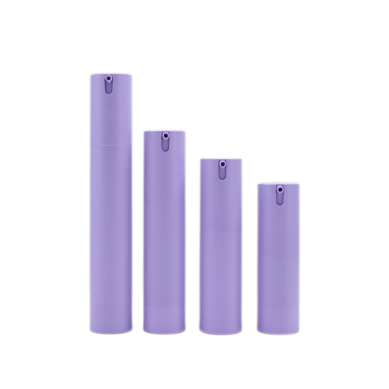 10ml 15ml 20ml 30ml Chai mỹ phẩm màu tím ép hình chữ U